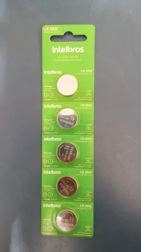 PILHA BATERIA DE LITIO 3V INTELBRAS CR-2032 NOVO LACRADO FRETE GRÁTIS PARA MACEIÓ