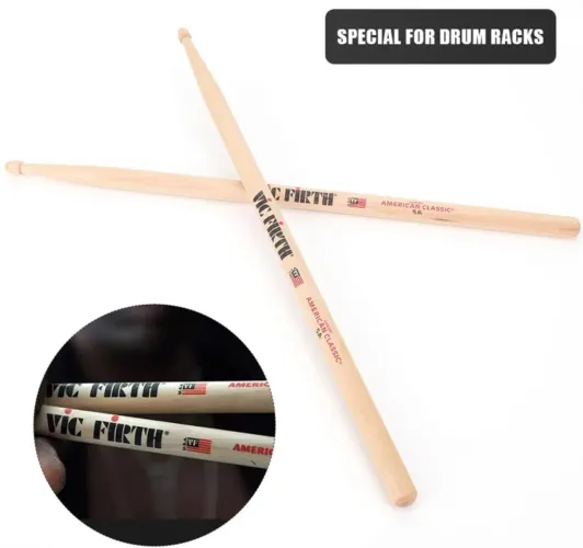 Baqueta Vic Firth American Classic 5a Ponta De Madeira bateria