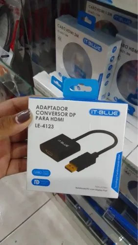 Adaptador Conversor DP para HDMI IT-BLUE LE-4123