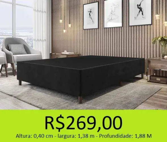 BASE BOX CASAL A PRONTA ENTREGA