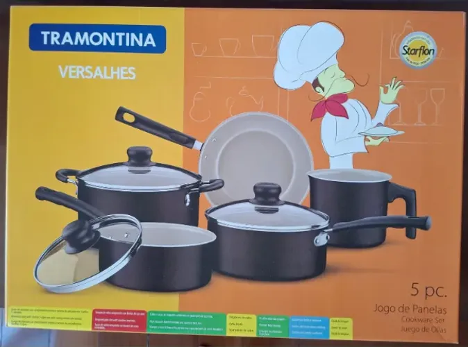 Jogo de panelas Tramontina Versalhes