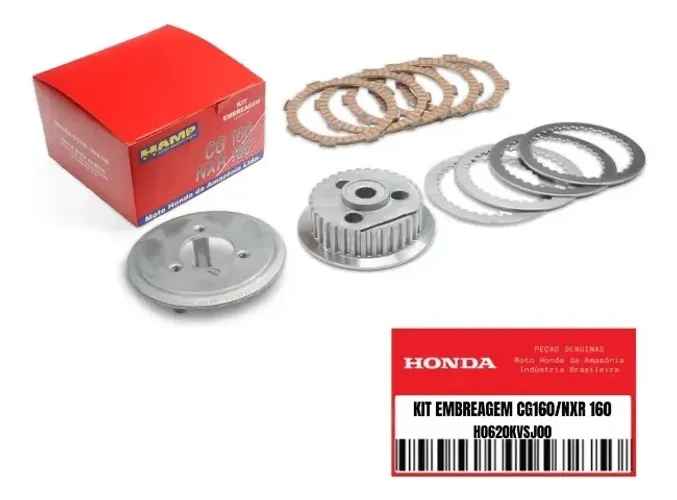 KIT EMBREAGEM TITAN160/FAN160 ORIG HAMP H0620KVSJ0