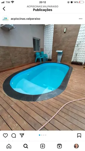 Piscina de fibra 6 mts