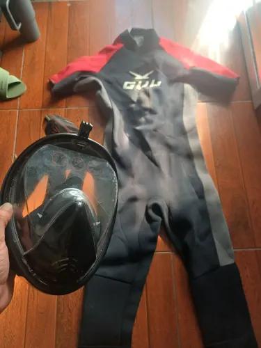 Roupa de mergulho Gul com máscara e snorkell full face