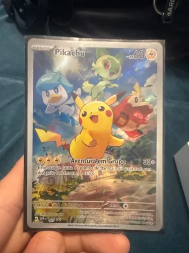 Pikachu full art promocional 2023
