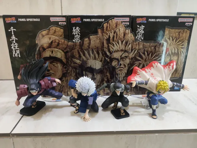 Action figures Naruto Hokages Bandai