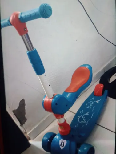 Patinete com acento