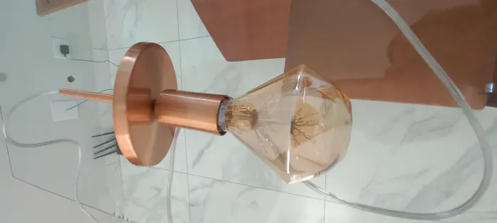 Lustre pendente Rose Gold