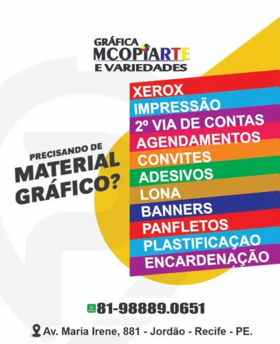 gráfica digital e online materiais gráfico diversos