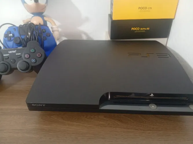 Ps3 slim - 320gb - desbloqueado 