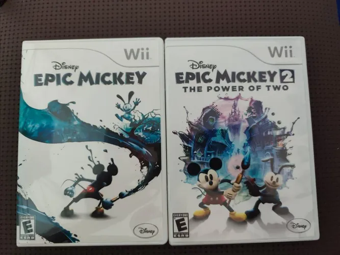 Disney Epic Mickey 1 e 2 originais Wii