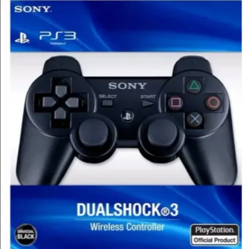 Controle sem fio joystick PlayStation 3 dualshock