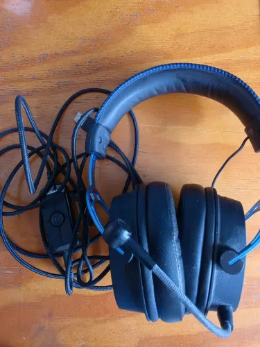 Headset Gamer HyperX Cloud Alpha S Azul, Som Surround 7.1 