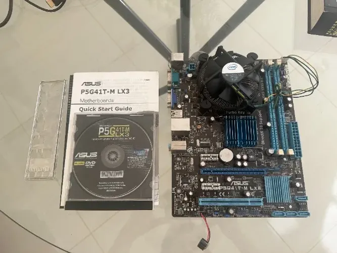 Kit Placa Mãe Asus P5G41T-M LX3 + Processador Core 2 Quad Q8400