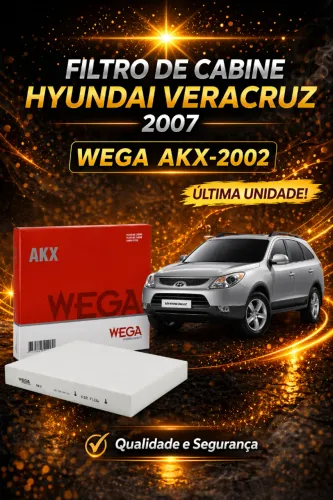 Filtro De Cabine Hyundai Veracruz 2007 Wega Akx-2002