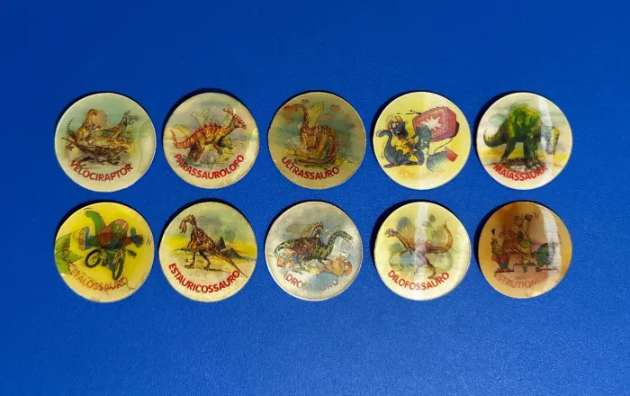 Tazos Gangsauro Elma Chips Original Ótimo 1993