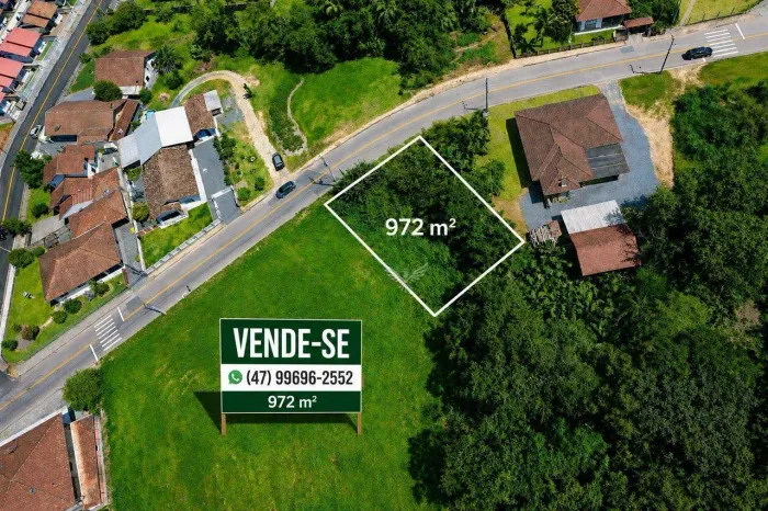 Terreno à venda, 972 m² por R$ 319.000,00 - Testo Rega - Pomerode/SC
