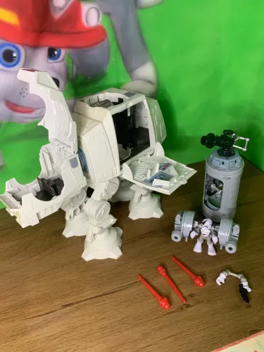 "Playskool Heroes Star Wars AT-AT Imperial Fortress Completo"
