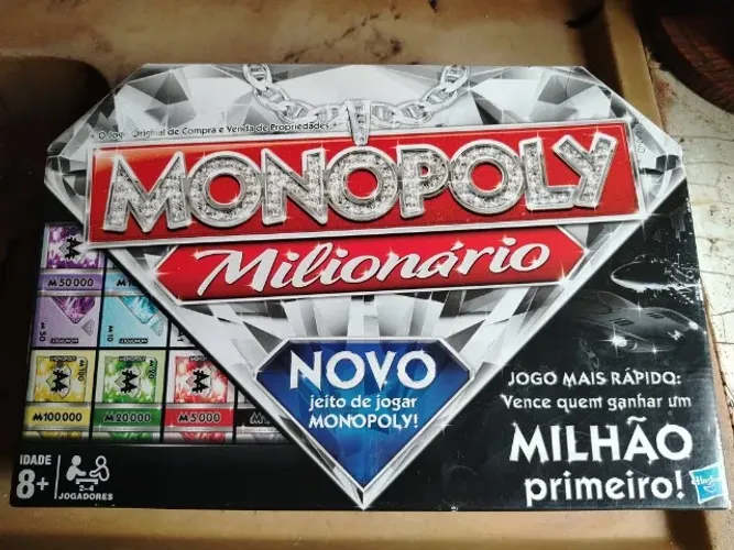 Jogo Monopoly Milionário Original Completo da Hasbro