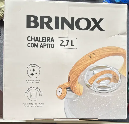 Chaleira com apito Brinox (2,7 l)