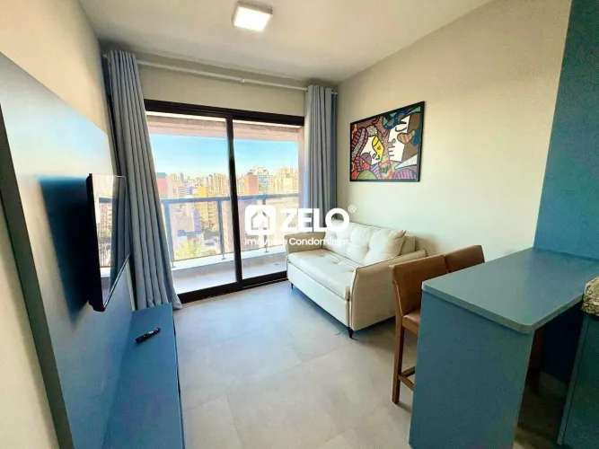 Apartamento Mobiliado de 1 Suíte para Alugar no Botafogo, Campinas/SP