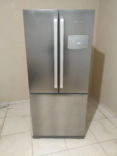 Geladeira Brastemp inox 3 portas Frost Free inverse