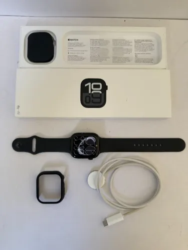 Apple Watch Series 10 46mm 99% de Bateria - OLX Pay - Preto Jet Black - Conservado