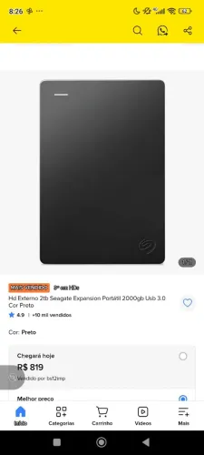 HD externo 2TB