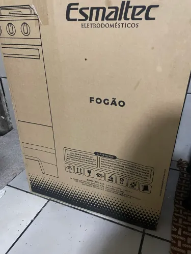 Fogão Esmaltec 4 Bocas Ideal Top Glass