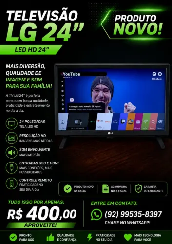 TV LG 24"