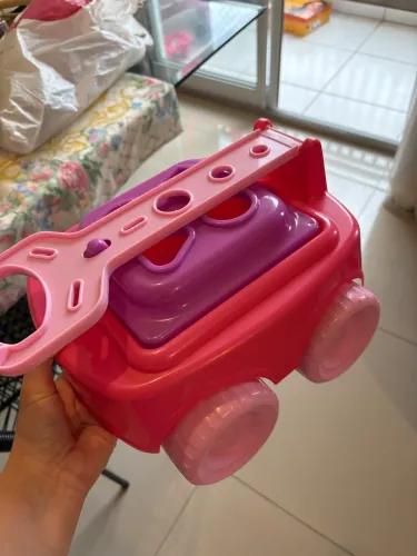 Carrinho didático puxador