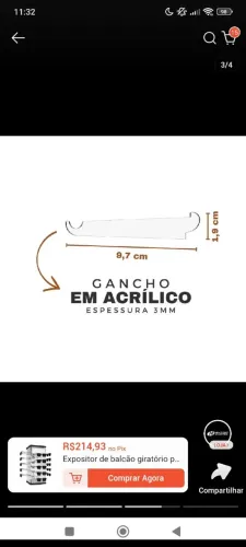 Repositor de óculos giratório com espelho