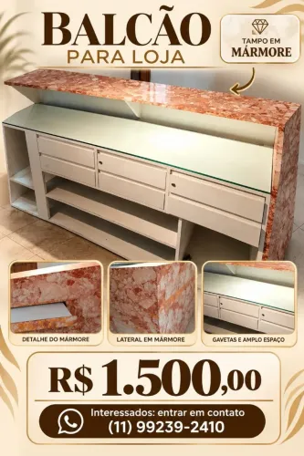Balcão para loja