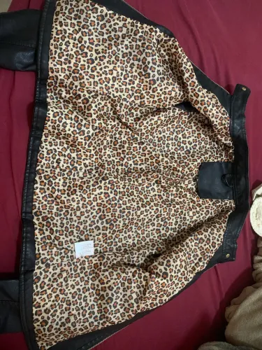 blusa de frio de couro nova