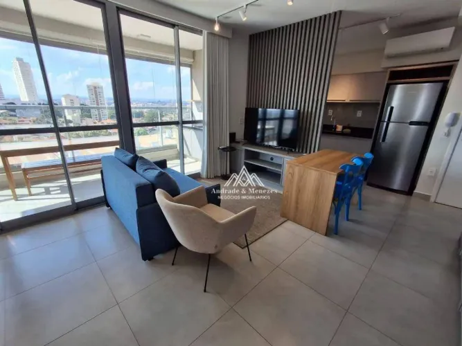 Studio com 1 quarto para alugar, 49 m² por R$ 3.500/mês - Jardim São Luiz - Ribeirão Preto