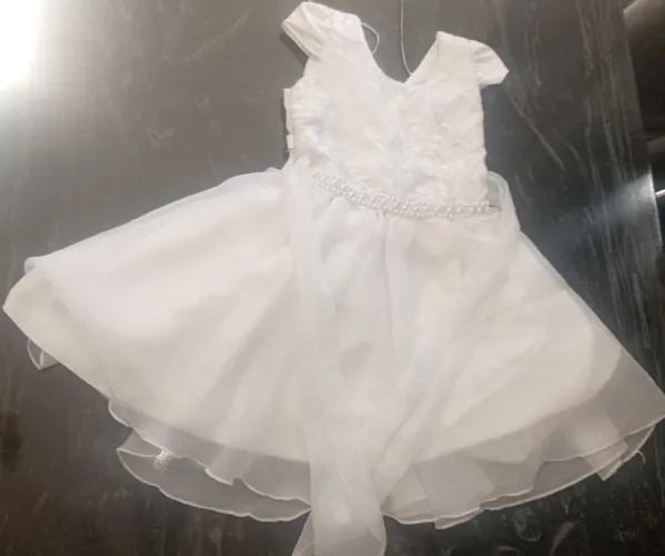 Vestidinho Branco Pra BEBÊ