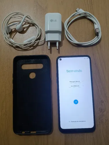 LG k61 128gb 4gb ram Titânio (cinza escuro) em excelente estado de conservação e uso.