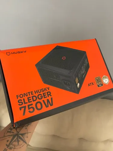 Oportunidade! Fonte FULL MODULAR RUSKY 750w 80 plus