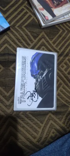 TRANSFORMERS - DVD duplo AUTOGRAFADO por GUILHERME BRIGGS