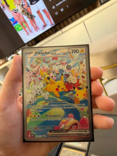 Carta do Pikachu ex Pokémon