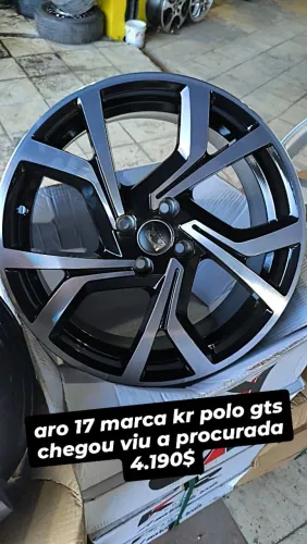 rodas 17 marca kr modelo polo gts<br><br>2.300$