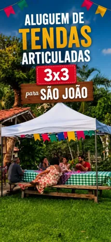 Aluguel de tendas para São