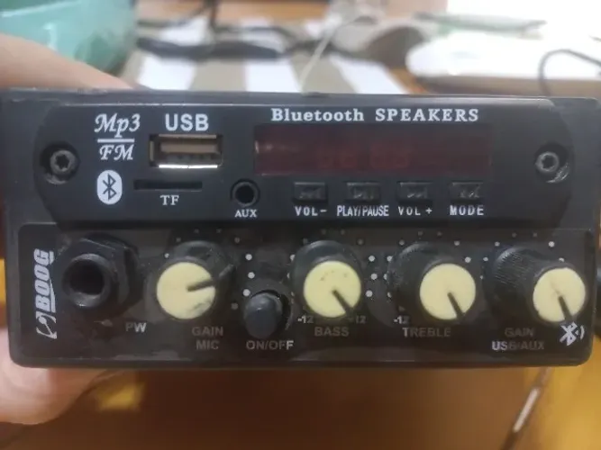 Mixer Automotivo Boog com Bluetooth