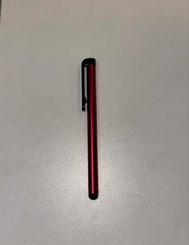 caneta touch para celular, tablet - cor vermelha