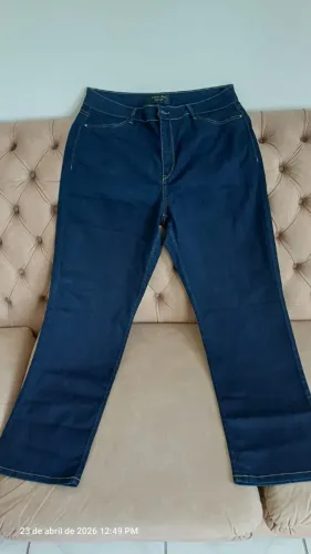 Calças jeans feminina tamanho 50 