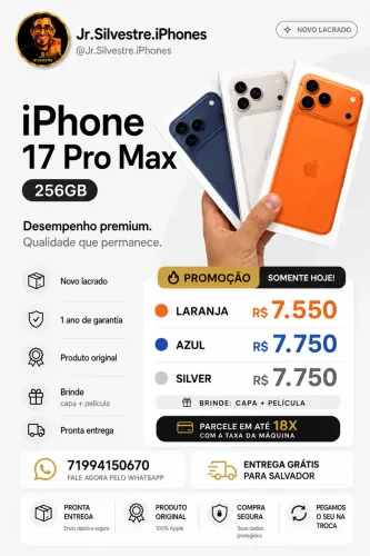 iPhone 17 pro max 256g