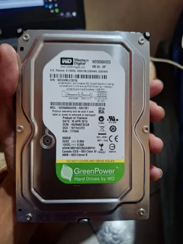 HD 500GB WesternDigital GreenPower computador desktop DVR