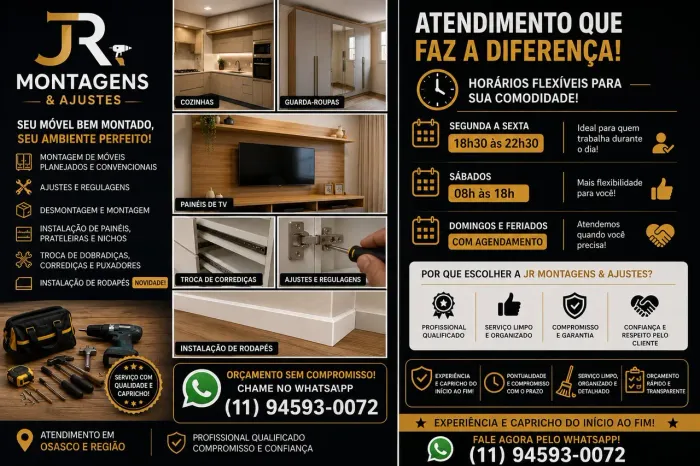 Montagem de Móveis Planejados | Osasco e Região