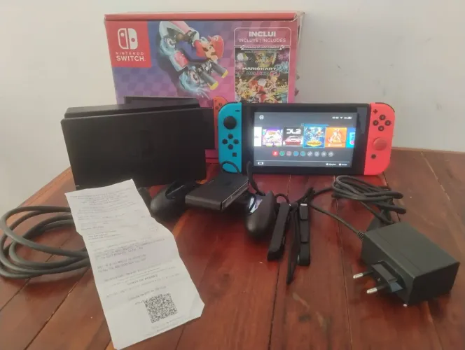 Nintendo switch v2 na garantia