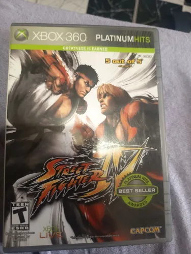 Street fighter 4 Platinum hits mídia física